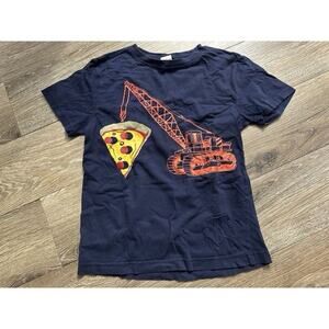 Gymboree outlet Boys M Pizza Construction Shirt | EUC | Combined Shipping
